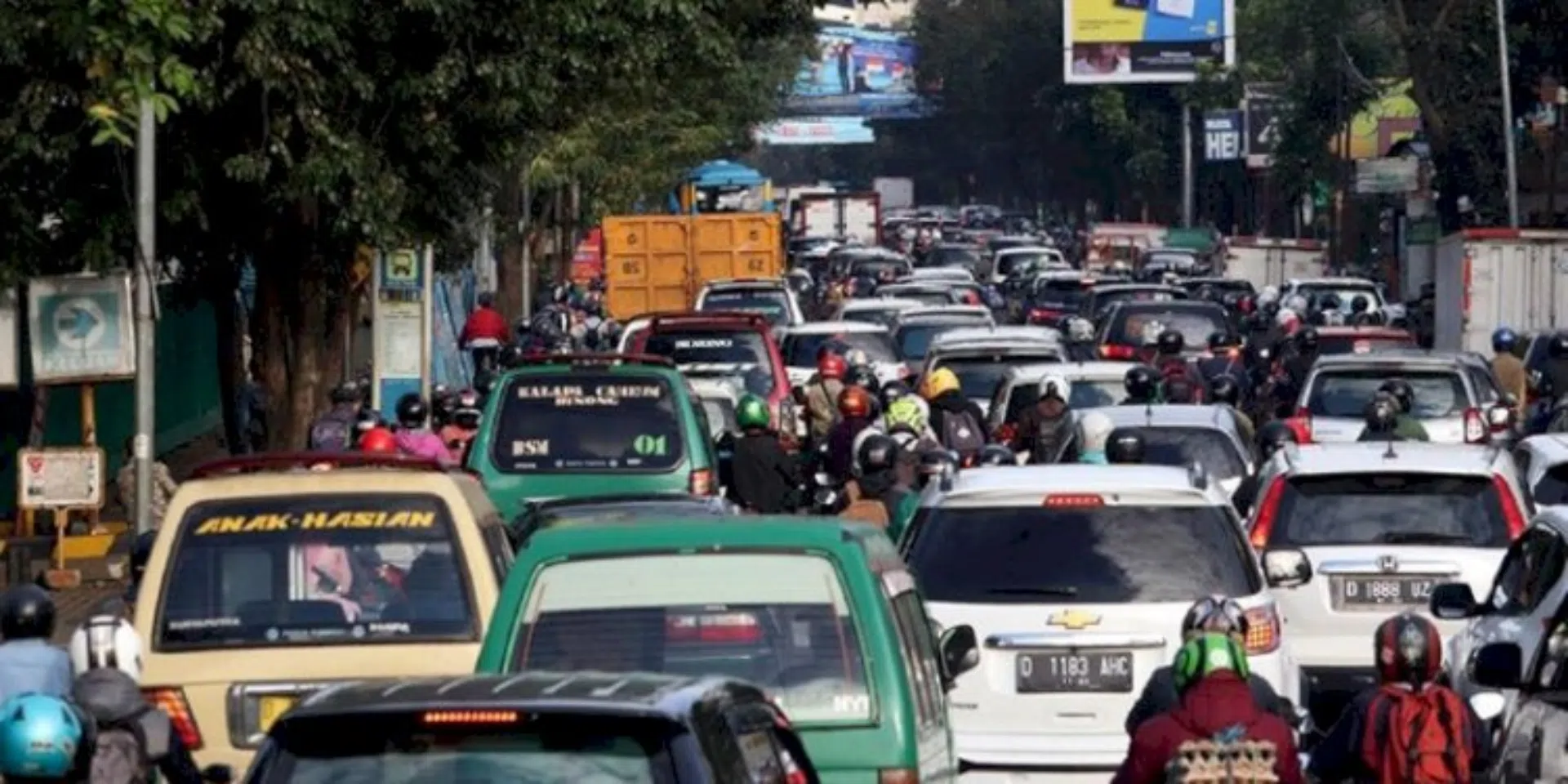 kemacetan kota bandung